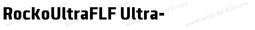 RockoUltraFLF Ultra字体转换